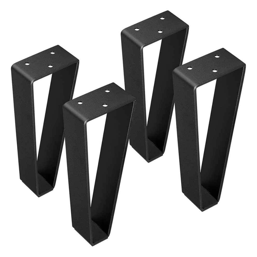 4Pcs Furniture Legs Black Metal With New Modern Style For Sofa Feet 4712759403556