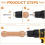 2 ks Bag Dye Tool DIY navíjacia sada pre dospelých 4