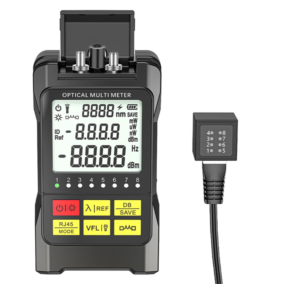 Fiber Optic Optical Power Meter Network Attenuation Tester 30Mw 4712759425633
