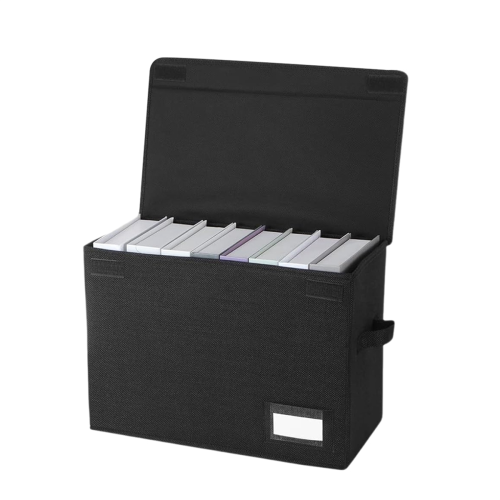 Comic Book Storage Boxes, Back to School Fold Comic Short Box Black 2