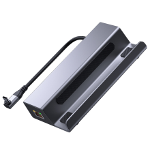 Handheld Charging Dock Multi Port USB HUB Video Converter Base