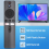 Τηλεχειριστήριο φωνής τηλεόρασης για MI BOX S BOX 3 Box 4K/Mi Stick 5