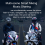 Motocyklová prilba Bluetooth Headset 2 Rider 500m Intercom Vodotesný 4