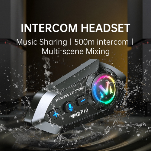 Motocyklová prilba Bluetooth Headset 2 Rider 500m Intercom Vodotesný 1