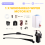 Kit de motor de limpiaparabrisas eléctrico de 12 V con interruptor para 4