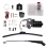 Kit de motor de limpiaparabrisas eléctrico de 12 V con interruptor para 2