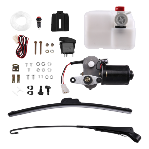Kit de motor de limpiaparabrisas eléctrico de 12 V con interruptor para 1