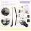 Kit de motor de limpiaparabrisas eléctrico de 12 V con interruptor para 7
