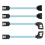 4pcs 90-Degree Right-Angle Bend SATA3.0 Data Cable 1