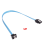 4pcs 90-Degree Right-Angle Bend SATA3.0 Data Cable 3