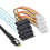 PCIE SAS 4.0 SFF-8654 4i Host σε 4X SFF-8482 με καλώδιο τροφοδοσίας 4P 1