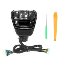 Perilla de cambio de marchas con cristal de imitación LED para Prado LC250 LHD