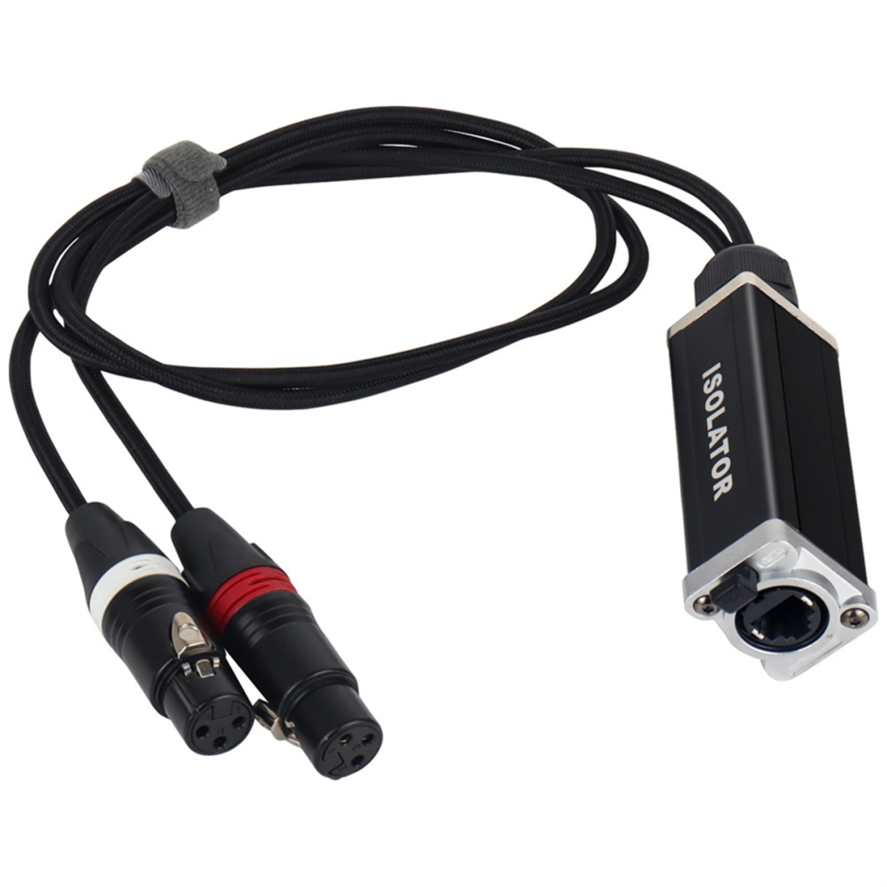 2 Channel Xlr To Rj45 Ethernet Extender Female 3Pin 4712759486276