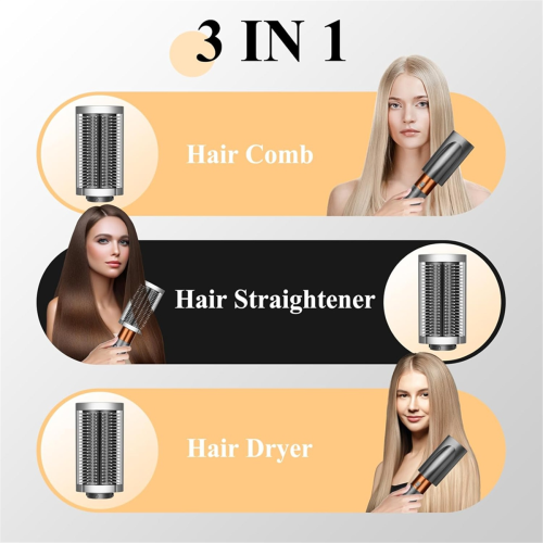 For Firm Smoothing Brush & Hair Diffuser Attachment Set 2
