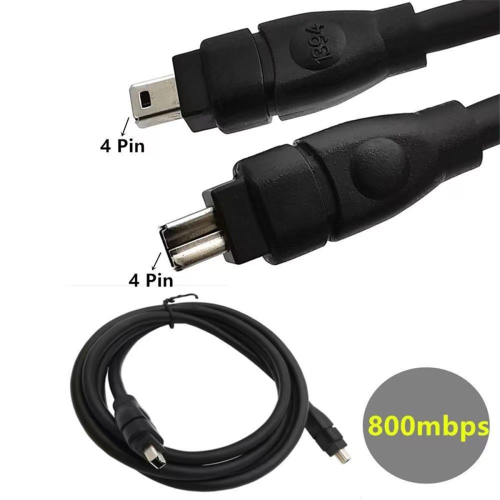 Καλώδιο Firewire IEEE 1394 4 ακίδων σε 4 ακίδες Καλώδιο Firewire 400 DV 1