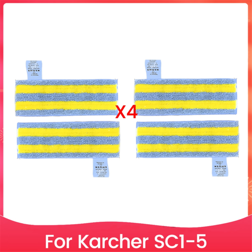4PCS Steam Microfiber Mop Cloths for SC1 SC2 SC3 SC4 SC5
