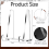 Plate Stands for Display, Clear Acrylic Square Holder 2 Pack 4