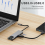 Σταθμός σύνδεσης τύπου C, διανομέας USB 3.0 τύπου C 5 σε 1 6