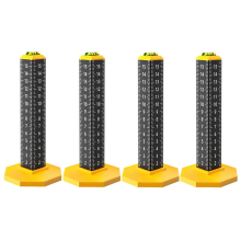 Stick Wall Lay Floor Tiles Tool Ceiling Leveling Ruler 4 pcs