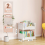 2-Layer Household Snacks Storage Bookshelf, Trolley Storage Rack 6