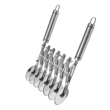 Tagliapasta a 7 rotelle in acciaio inox