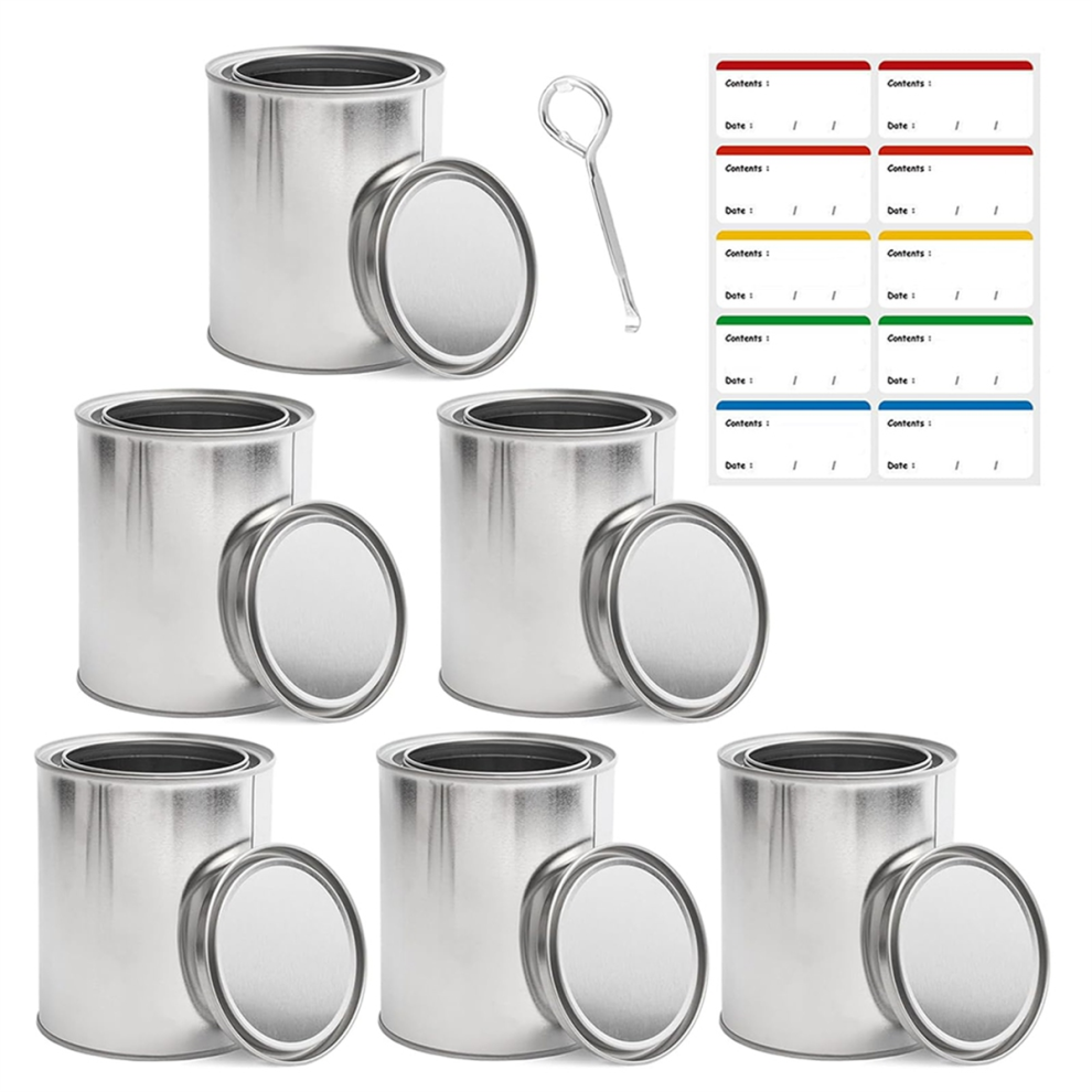 Empty Paint Cans With Lids 1 Quart Paint Storage Containers 4852533757151