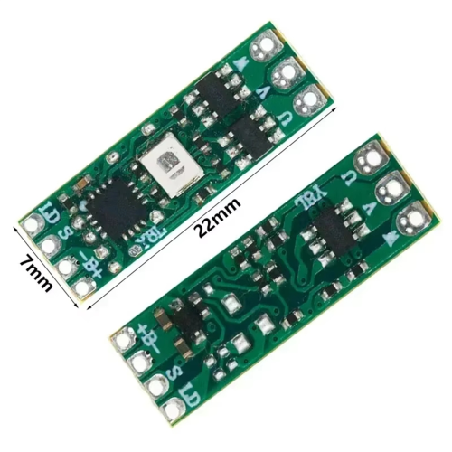 1S DC 3V-6V 3.7V 3.5A Mini BLDC Πλακέτα Οδηγού Κινητήρα χωρίς Ψήκτρες Κόκκινο 1