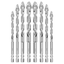8PCS Drill Bits, Multifunctional Wear- Masonry Drill Bit