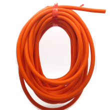 Solide 10Meter Hohe Elastizität Latex Gummiband Elastische Seil Orange