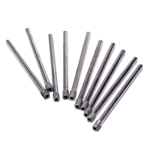 10Pcs 3mm 1/8 Inch Diamond Hole Saw Core Drill Bits Masonry Drilling 2