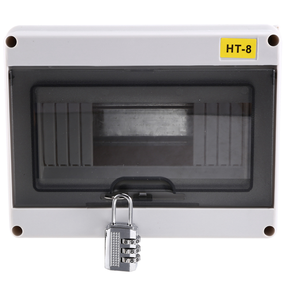 Ht-8 Way Ip65 Mcb Breaker Box Distribution Protection Box 4852533760229