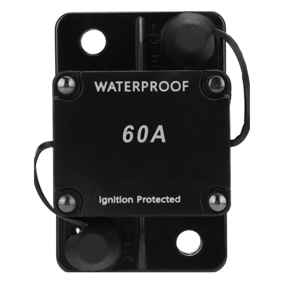 Ht-608 Circuit Breaker, Waterproof, Auto Reset, Dc12-24V, 60A 4852533760298