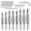self centering drill bit set
2 core drill bit 3
