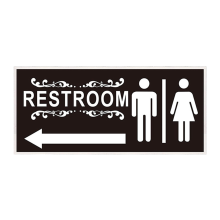 Restroom Signs for Business Bathroom Signs for Man & Women Unisex