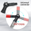 Gutter Cleaning System 2 Adjustable Adapters 5.57ft Telescopic Poles 3