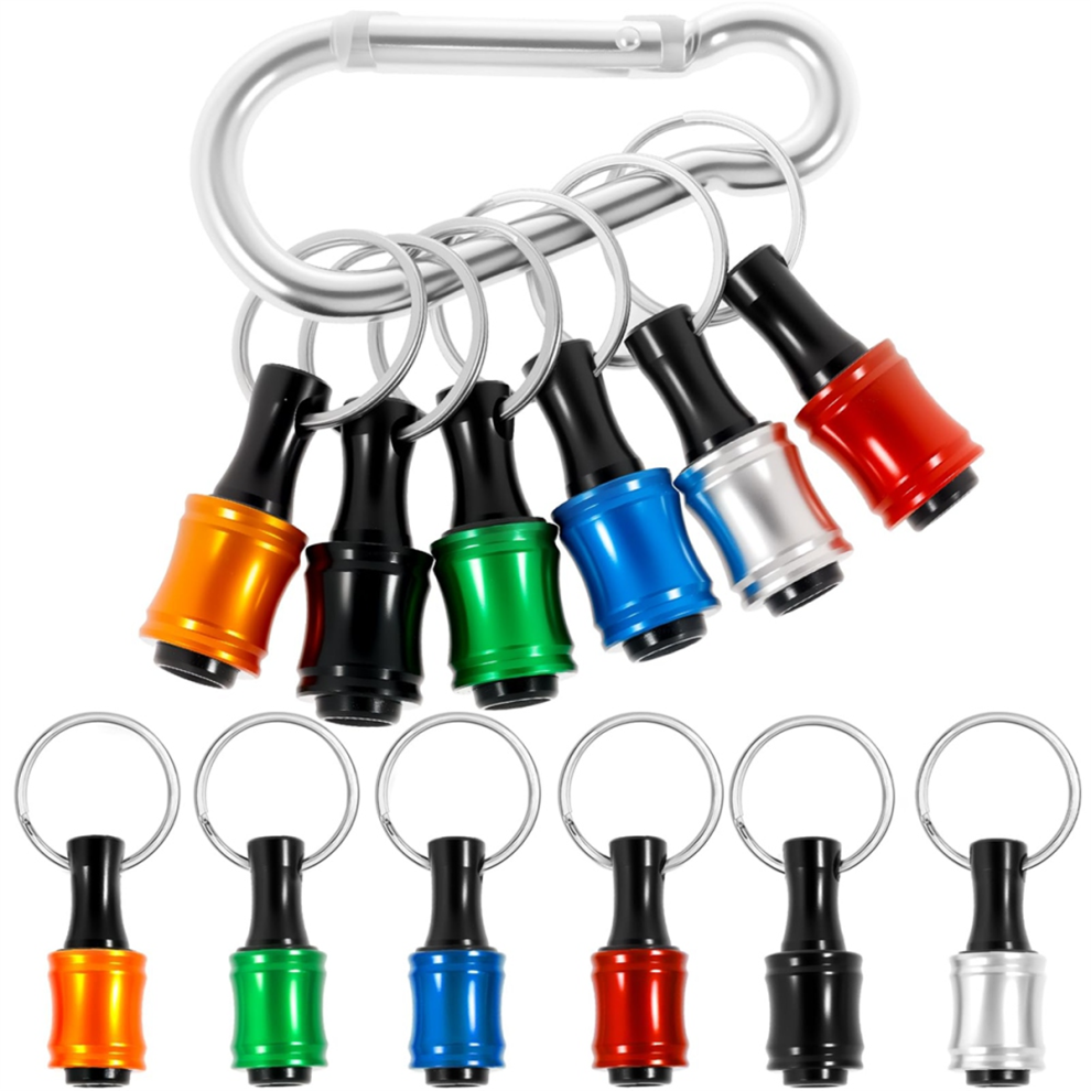 12Pcs 1/4 Inch Hex Shank Screwdriver Bit Holder Key Chain-image-OPC-PJZW98G-NEW