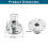 4 Pcs 5mm Metal Flange Shaft Coupling Rigid Flange Coupling 3