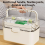 3-Tier Medicine Storage Box, Portable & Dustproof, 4