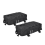 2PCS Motorrad Aluminium Fall Gepäck Tasche für 1