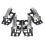 Inner Door Handles for 2005-2010 4PCS 1