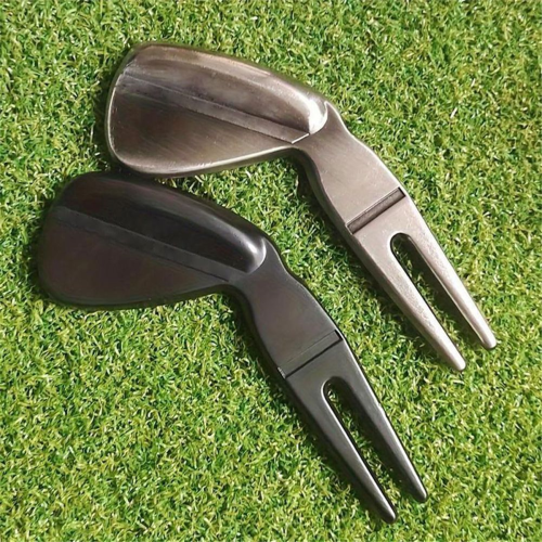 Εργαλείο σημαδιών γηπέδου γκολφ 2 τεμαχίων, εργαλείο επισκευής οπών γκολφ 1