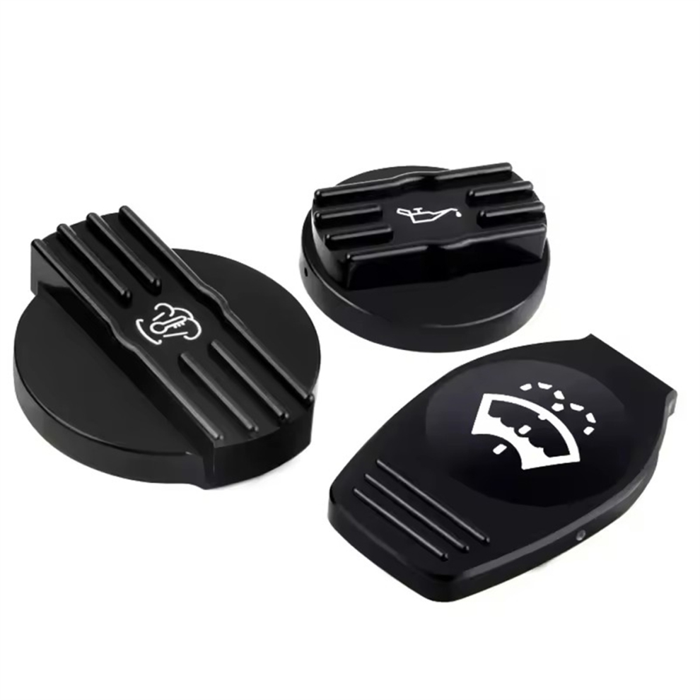 Aluminium Oil Cap Cc Golf 6, Ea888 Engine, Black 4852046428791