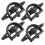Bed Cleat Tie Down Anchor for Truck Bed Rail System 4pcs 1