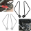 Motorcycle Saddlebags Mount Brackets Support for Black 3