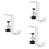 Adjustable Desk Edge Hook Gaming Headset Desk Hanger 3pcs 1