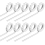 10 Rolls Checkbox Washi Tapes 8MM Thin Decorative Masking Tape 1