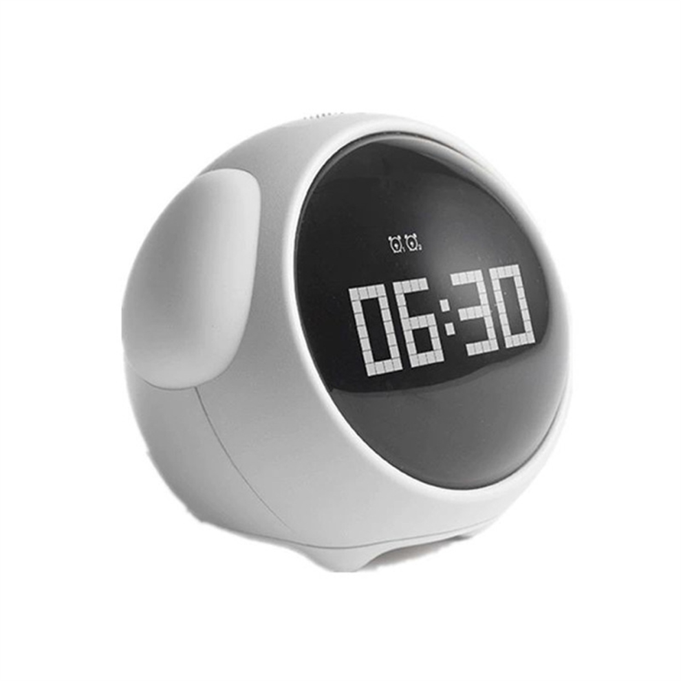 Cute Child Room Alarm Clock Multifunctional Voice Controlled Light B