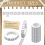 10 Rolls Checkbox Washi Tapes 8MM Thin Decorative Masking Tape 3