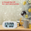 Sleek Travel Friendly Digital Alarm Clock White 2