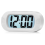 Sleek Travel Friendly Digital Alarm Clock White 1